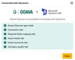 Dynamics testing complete