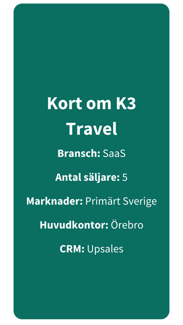Kort om Fieldly Bransch SaaS Antal säljare 10 Aktiva marknader Sverige och Polen Huvudkontor Helsingborg CRM Hubspot (2)