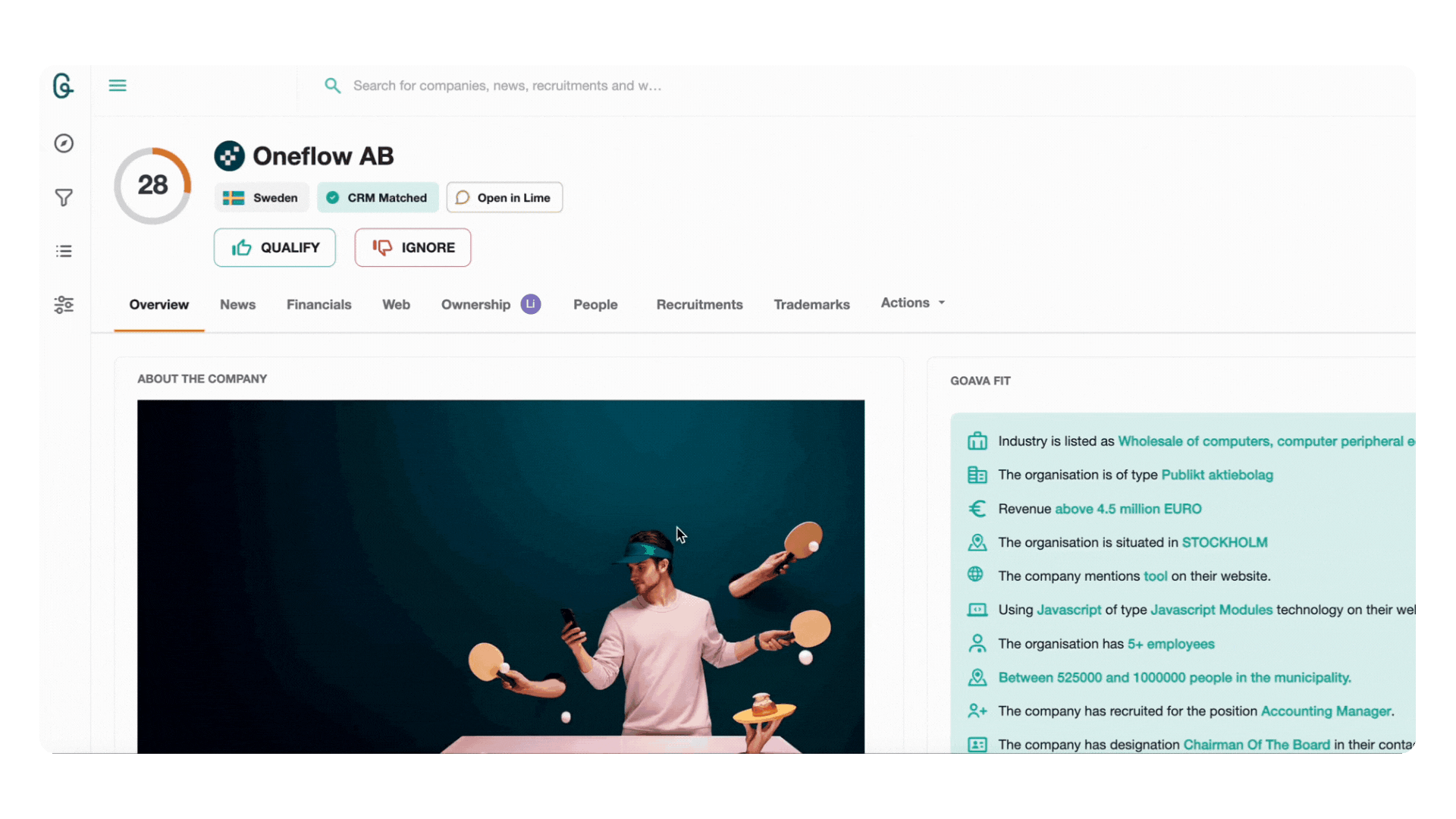 Lime CRM + Discover Integration1