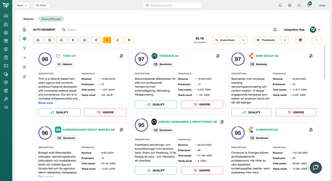 Prospecting in SuperOffice