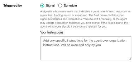 Signal agent