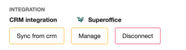 Sync SuperOffice